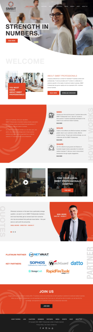 Wordpress Design by pb for SMBiT Professionals | Design: #23522390