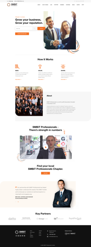 WordPress-Design von webforest für SMBiT Professionals | Design #23519249