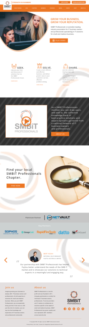 Diseño Wordpress por Designtiel para SMBiT Professionals | Diseño #23517665