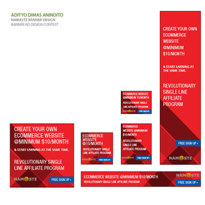 Banner Ad Design by Adityo Dimas for Namaste Holdings Limited | Design: #3010347