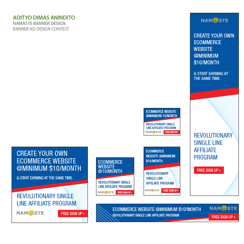 Banner Ad Design by Adityo Dimas for Namaste Holdings Limited | Design #3011317