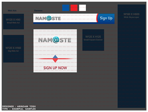 Banner-Design von ArindamTosh für Namaste Holdings Limited | Design #2990283