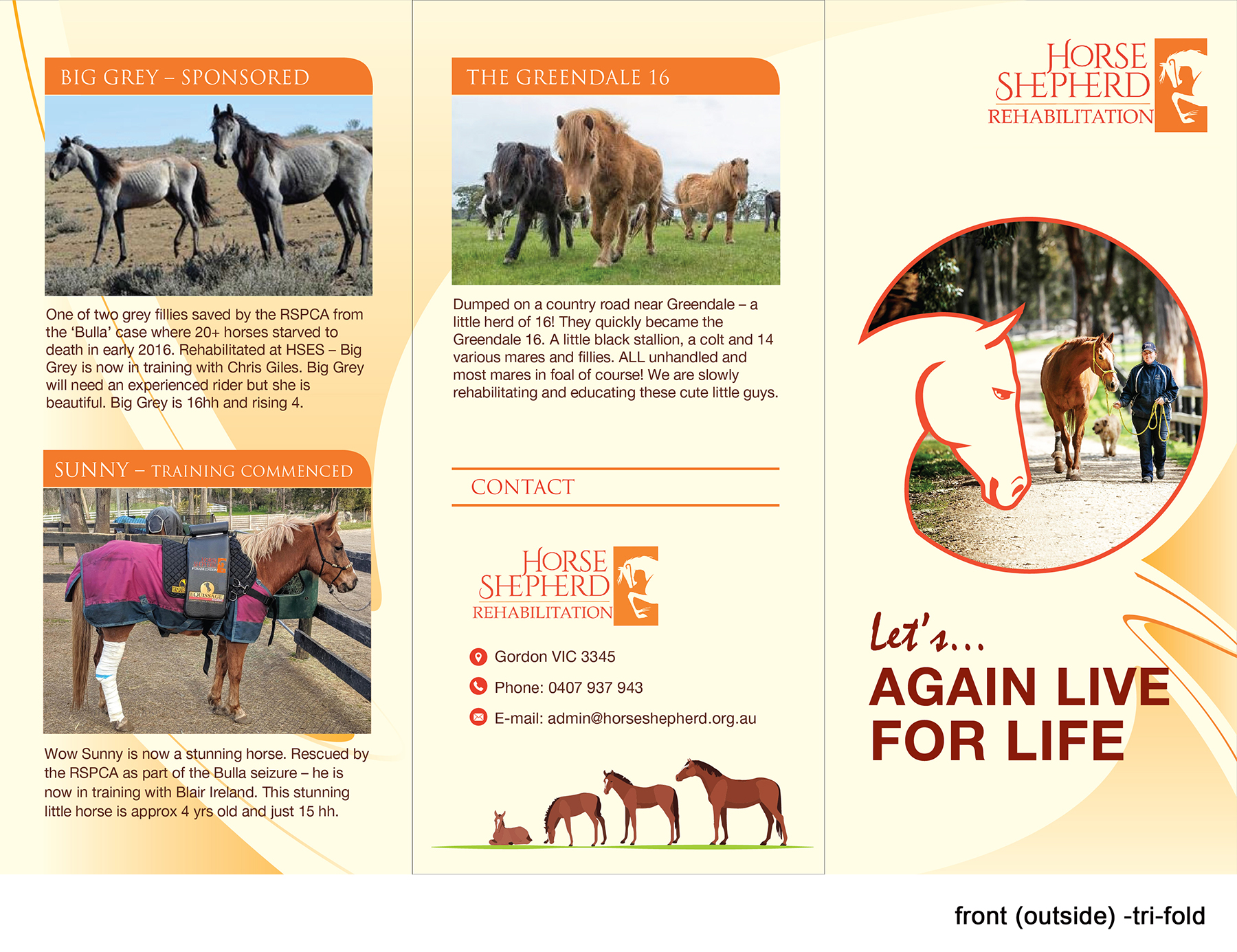 Flyer-Design von typeo1978 für Horse Shepherd Park | Design #23518827