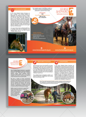 Diseño de Flyer por DA. para Horse Shepherd Park | Diseño: #23516902