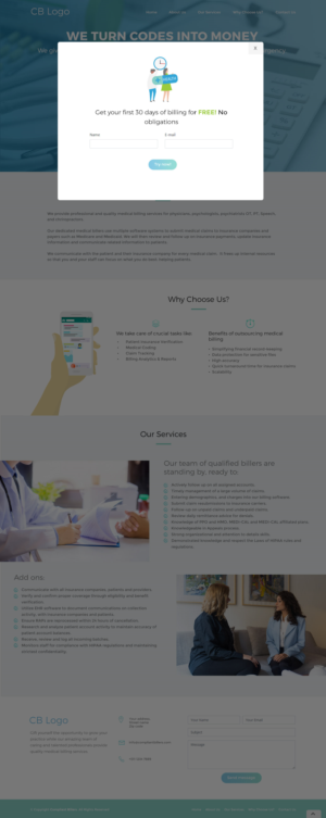Web Design by _triplebytes_ for this project | Design: #23552098