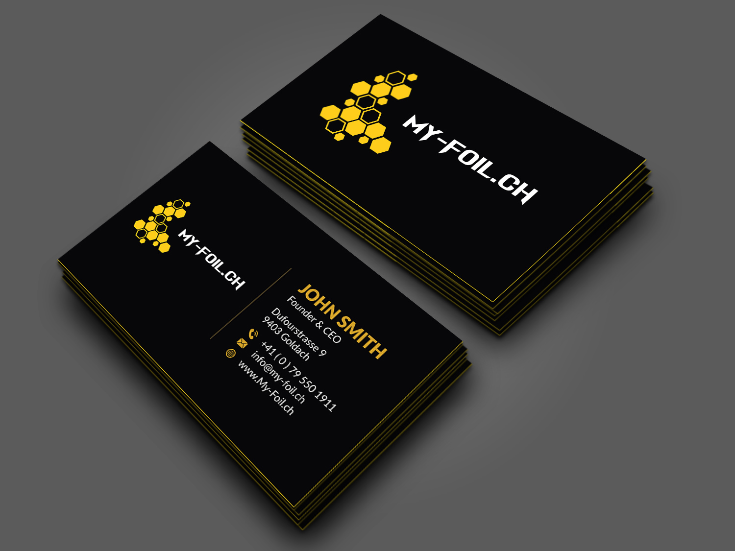 Design de Carte de Visite par Musa. A pour Emkko gmbh | Design #23546600