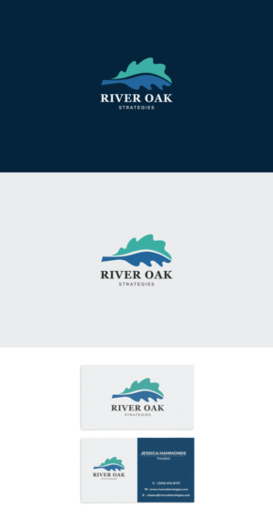 Logo Design by bayoemay for River Oak Strategies | Design: #23524603