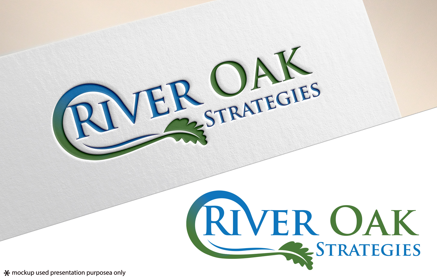 Logo Design by Juli creation for River Oak Strategies | Design #23515691