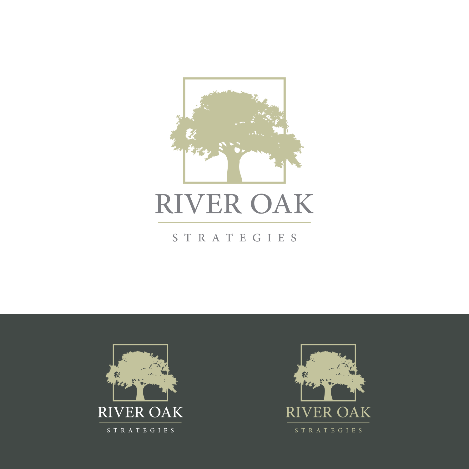 Logo Design by ThiagoB for River Oak Strategies | Design #23521966