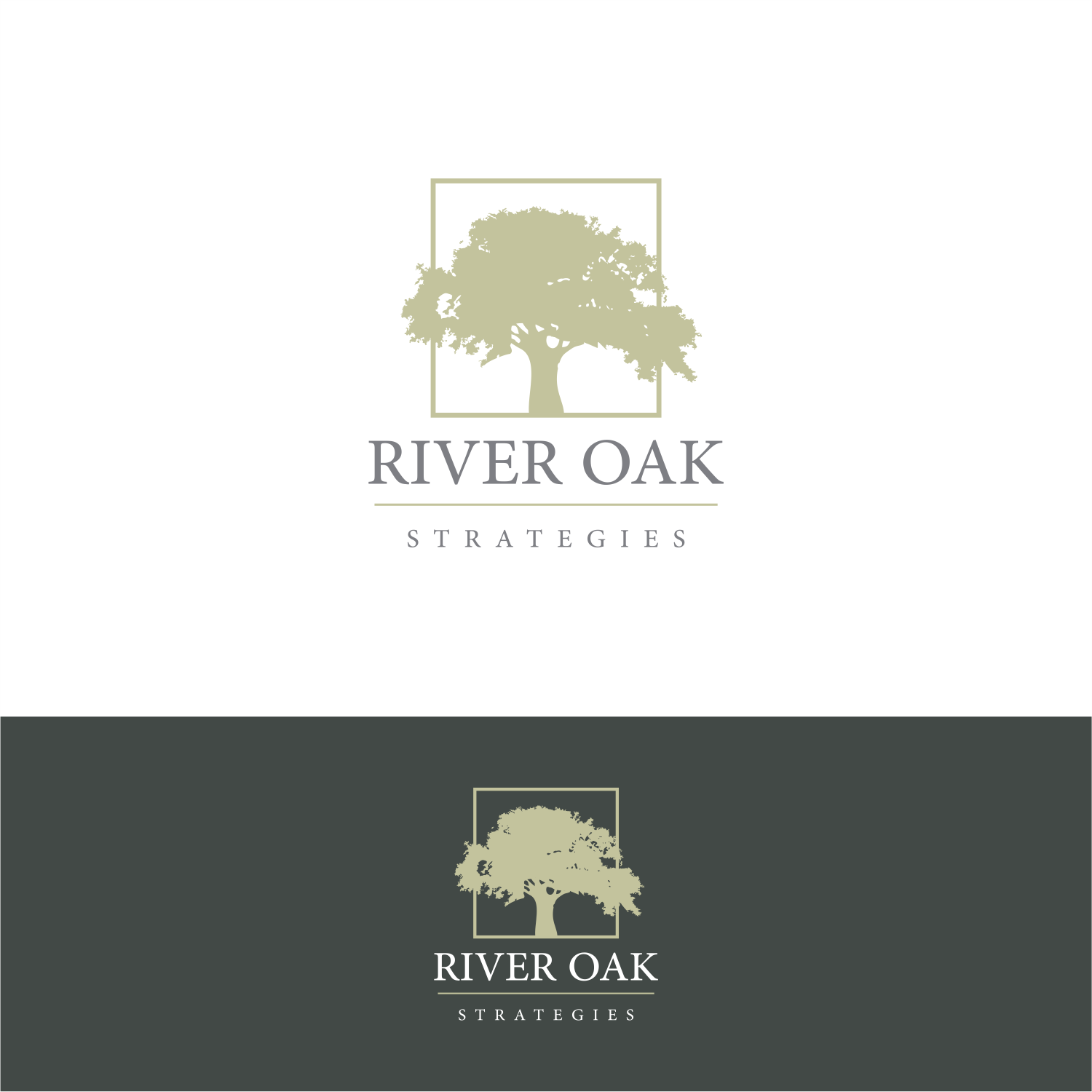 Logo Design by ThiagoB for River Oak Strategies | Design #23521967