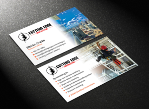 Cutting Edge Contracting-work at height professionals  | Business Card Design by Sandaruwan