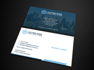 Business Card Design by Verified artistry (Design garden) for Cutting Edge Contracting  | Design: #23533013
