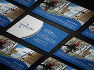 Cutting Edge Contracting-work at height professionals  | Business Card Design by OxonoArt