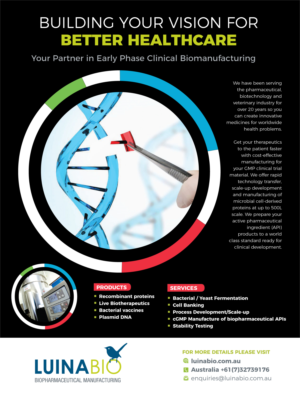 Pharmaceutical Manufacturing Services Advertisement | Werbe-Design von rkailas