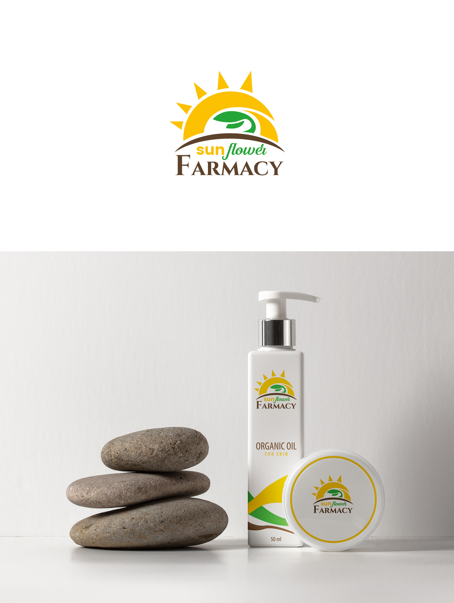 Logo Design by Taya Bright for Sunflower Farmacy | Design #23545944
