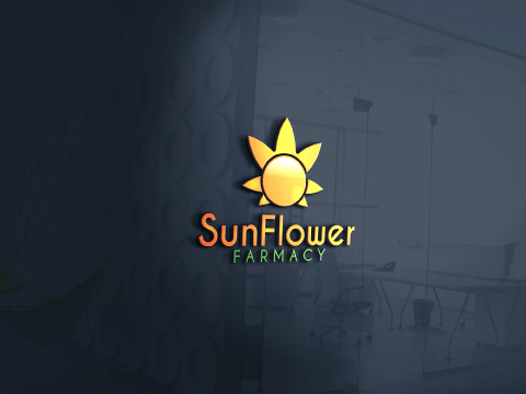 Logo-Design von Just Pixels für Sunflower Farmacy | Design #23519574