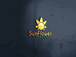 Logo Design by Just Pixels for Sunflower Farmacy | Design #23519574