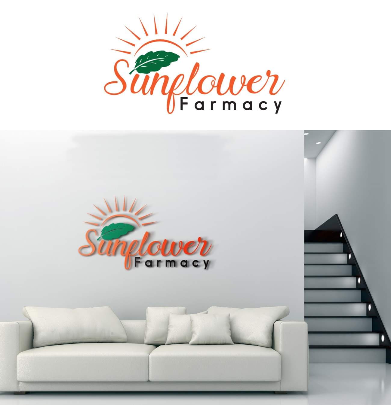 Logo Design by pd graphic 2 for Sunflower Farmacy | Design #23518981