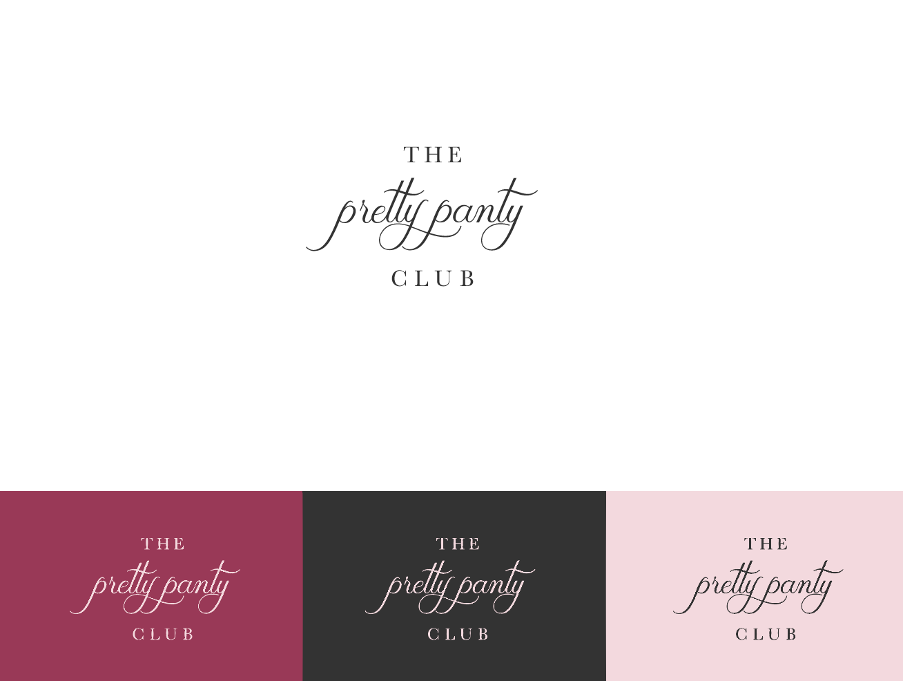 Logo Design by wonderland for The Pretty Panty Club  | Design #23517503