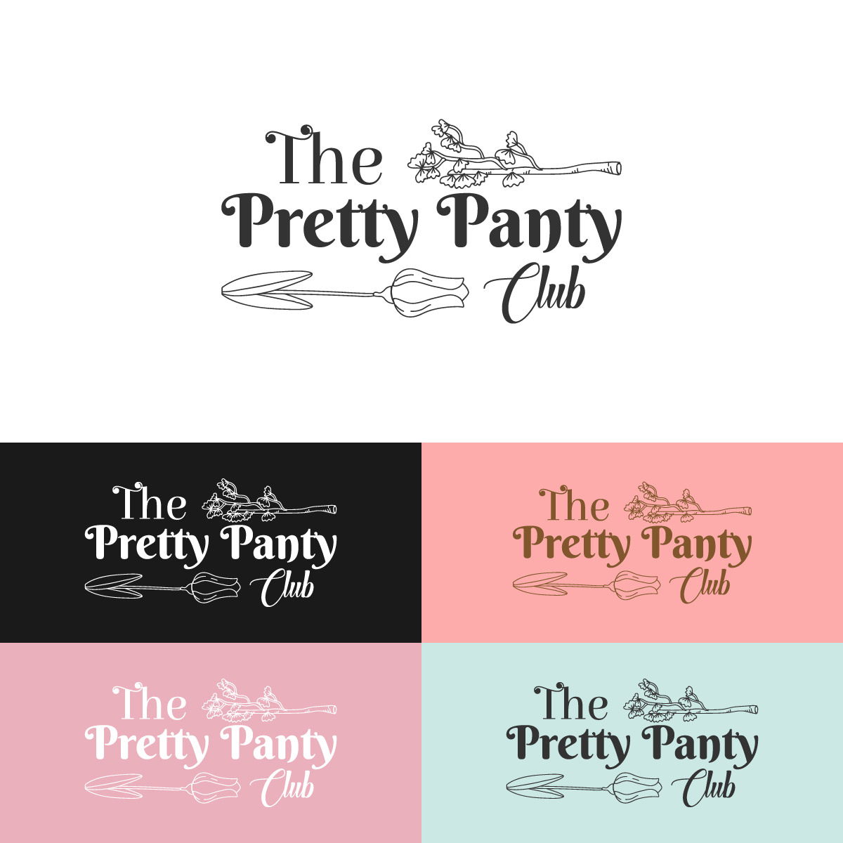 Logo Design by mahin hossin 2 for The Pretty Panty Club  | Design #23521863