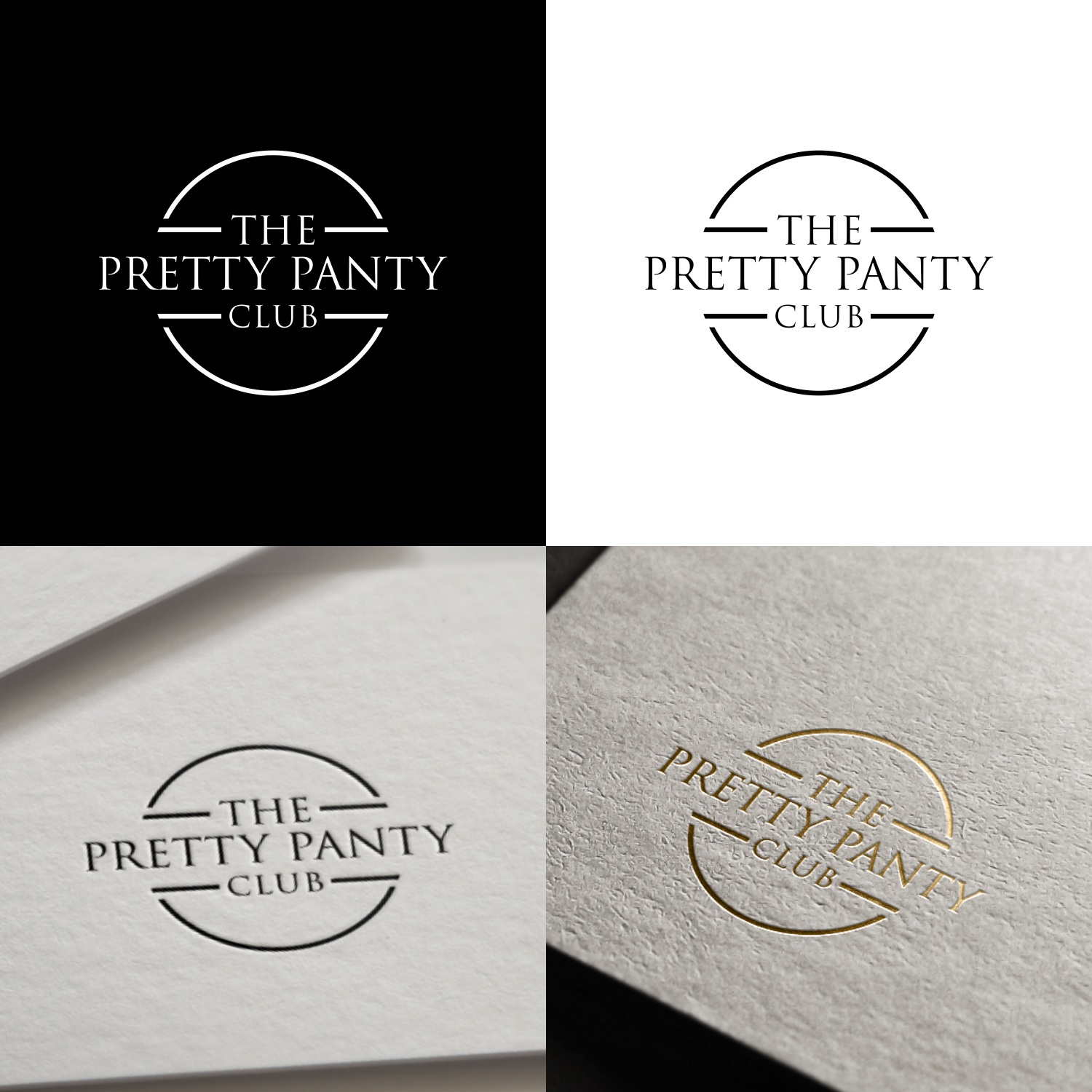 Logo Design by galang1996 2 for The Pretty Panty Club  | Design #23519595