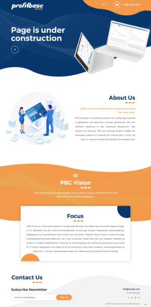 Web Design by pb for Profitbase | Design: #23522340