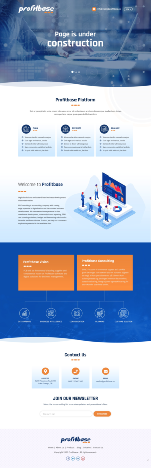 Web Design by pb for Profitbase | Design: #23522341