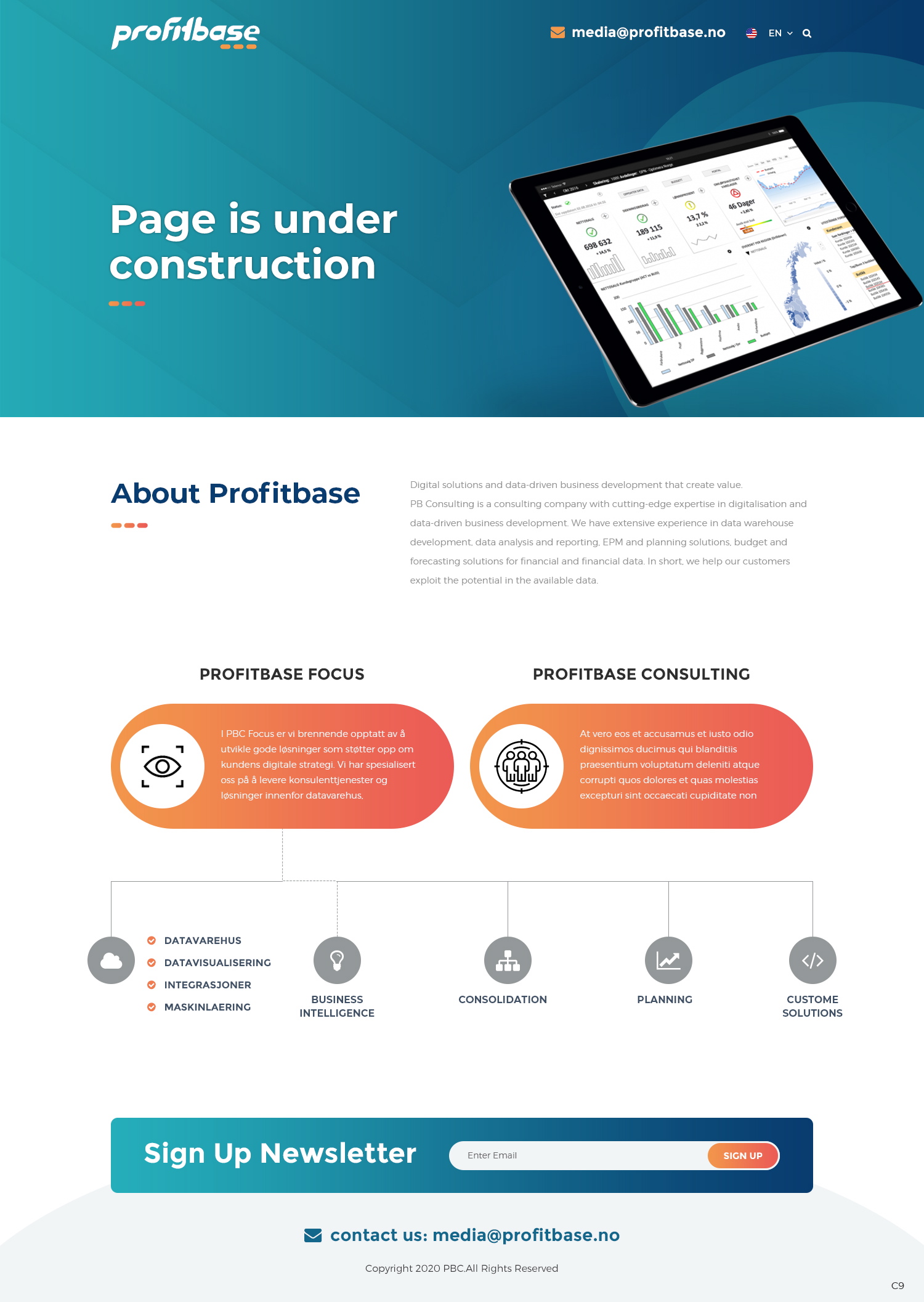 Web Design by pb for Profitbase | Design #23522342