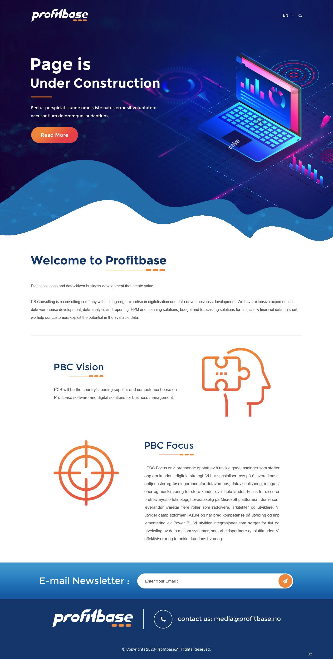Web Design by pb for Profitbase | Design #23522343