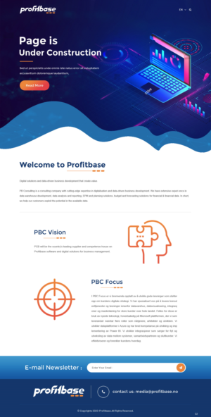 Web Design by pb for Profitbase | Design: #23522343