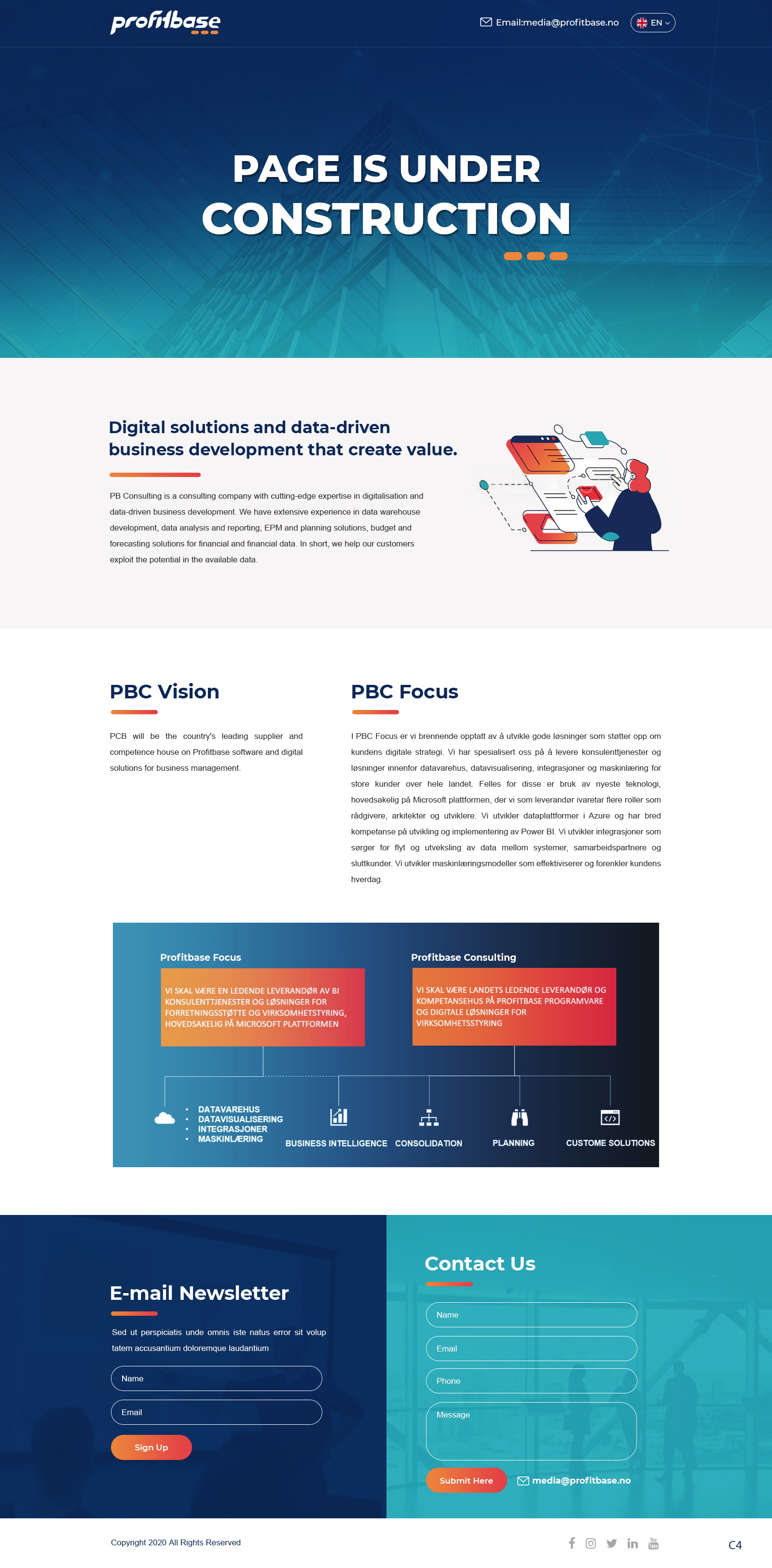 Web Design by pb for Profitbase | Design #23522344