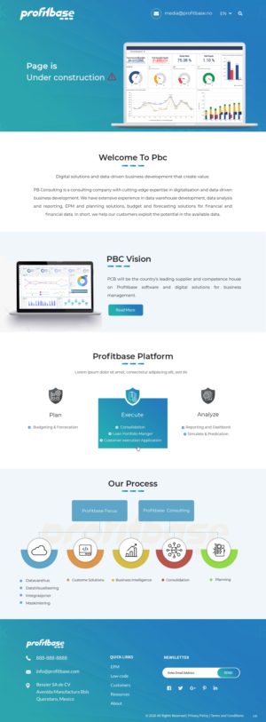 Web Design by pb for Profitbase | Design: #23522349