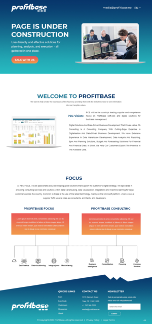 Web Design by pb for Profitbase | Design: #23522350