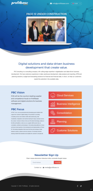 Web Design by pb for Profitbase | Design: #23522357