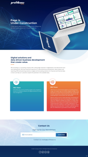 Web Design by pb for Profitbase | Design: #23522358