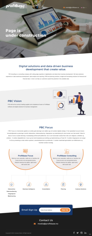 Web Design by pb for Profitbase | Design: #23528941