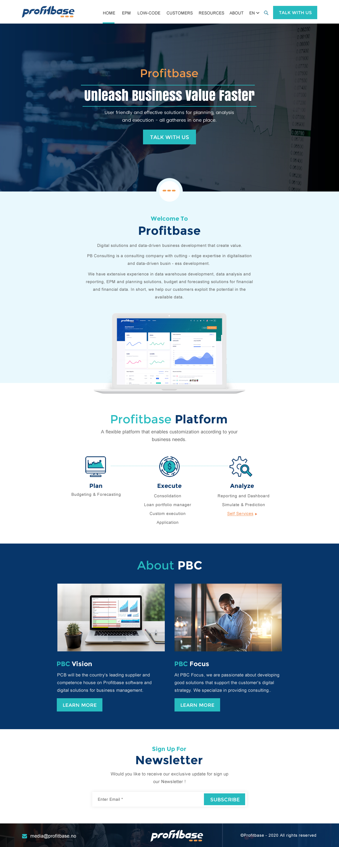 Web Design by rightway for Profitbase | Design #23519481