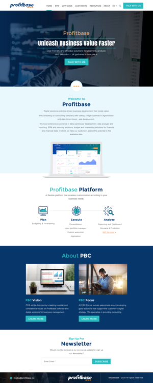 Web Design by rightway for Profitbase | Design: #23519481