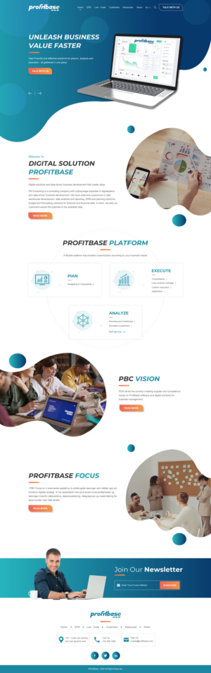 Diseño Web por rightway para Profitbase | Diseño #23519489