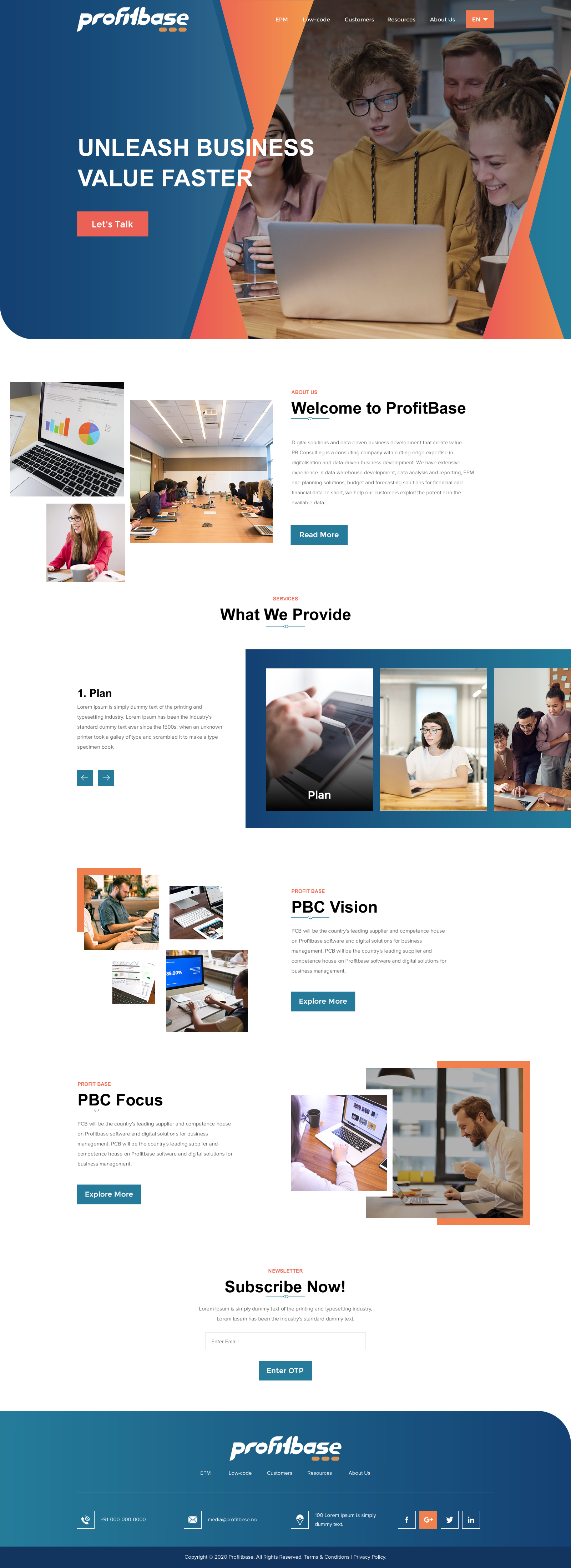 Web Design by rightway for Profitbase | Design #23519490