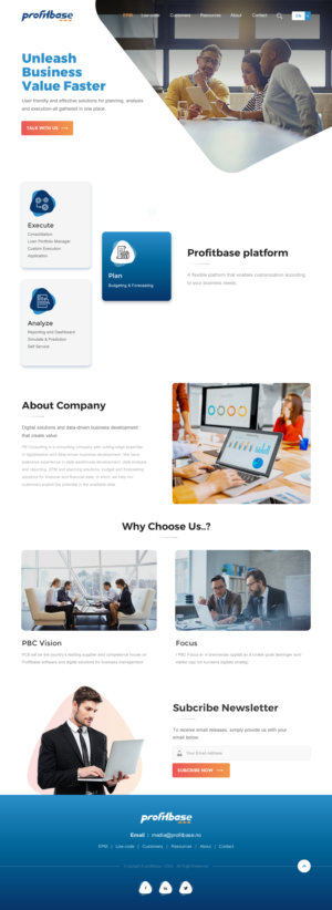 Web Design by rightway for Profitbase | Design: #23527401