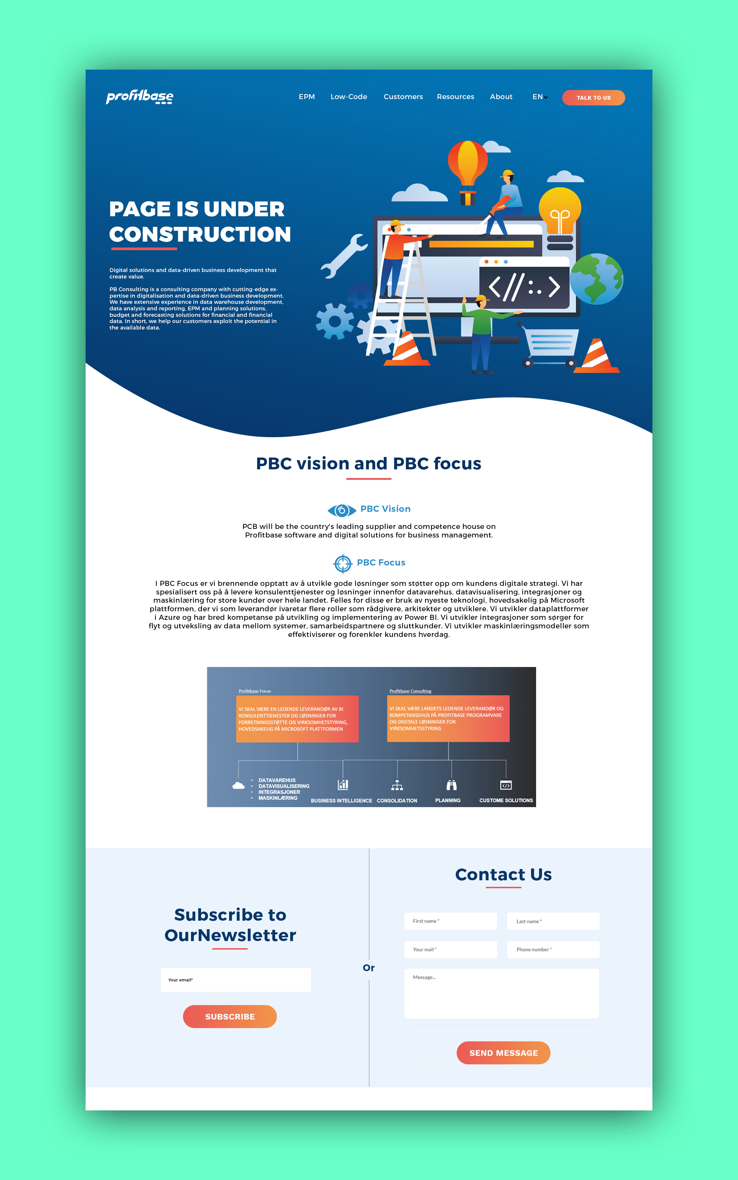 Web Design by nguruzzdng for Profitbase | Design #23518510