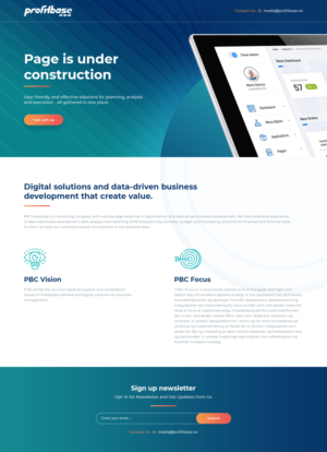 Web Design by Ved Web Services for Profitbase | Design: #23519917