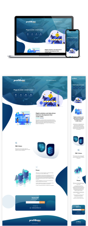 Web Design by Trisna mulyana for Profitbase | Design: #23520558