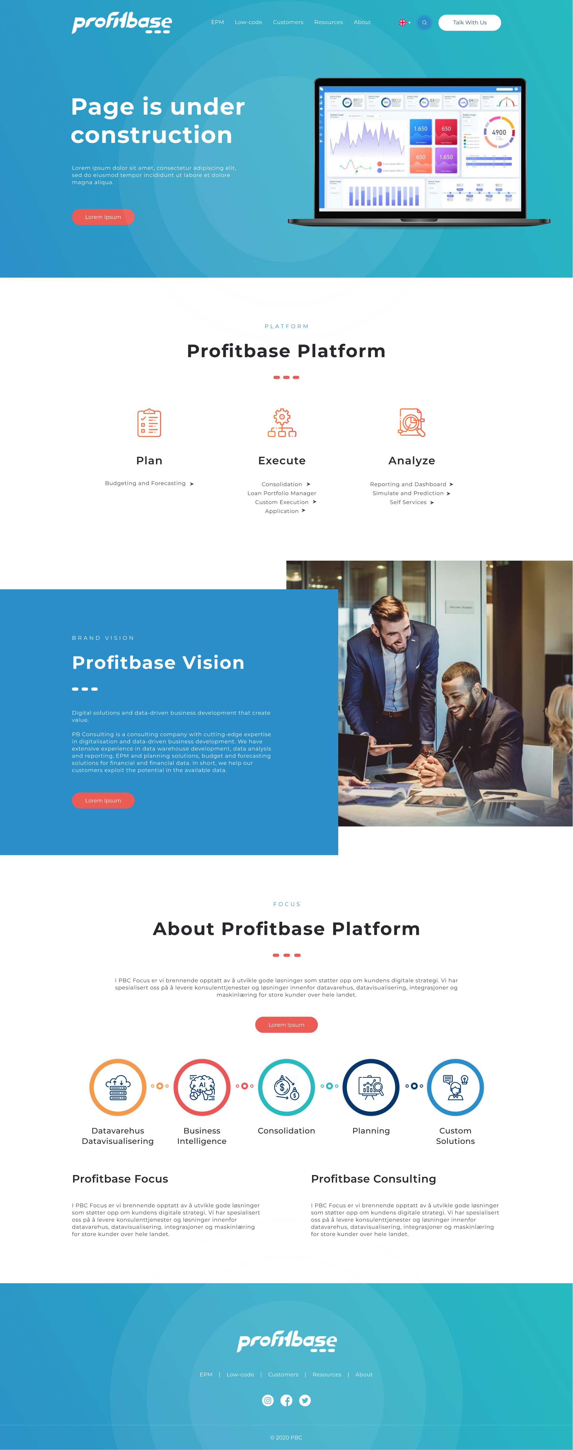 Web-Design von Hassaan Shah für Profitbase | Design #23522651