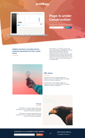 Web Design by ParimalBakrola for Profitbase | Design: #23561068