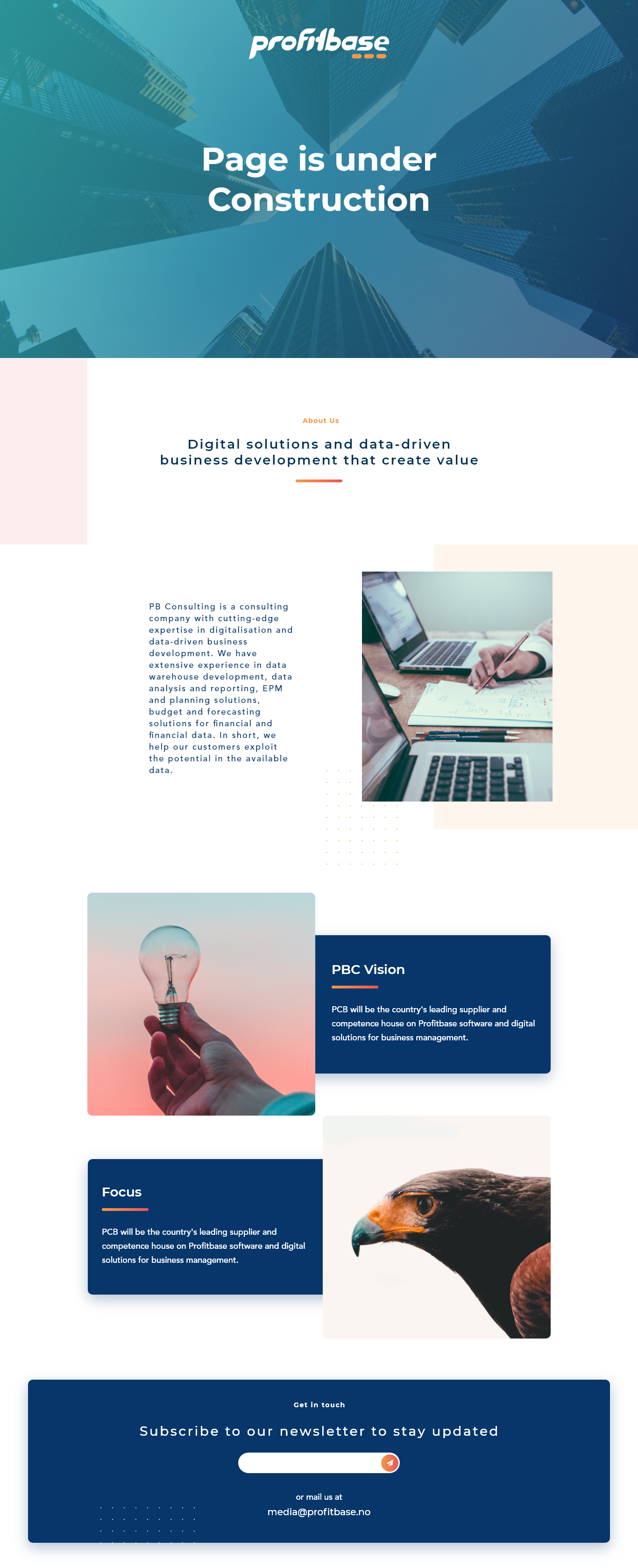 Web Design by ParimalBakrola for Profitbase | Design #23561279