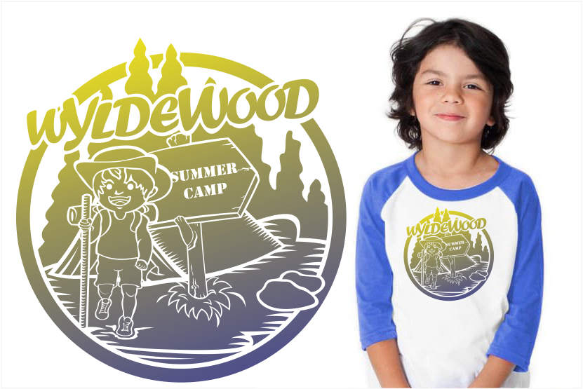 T-shirt Design by Den Bagus for Camp Wyldewood | Design #23543599