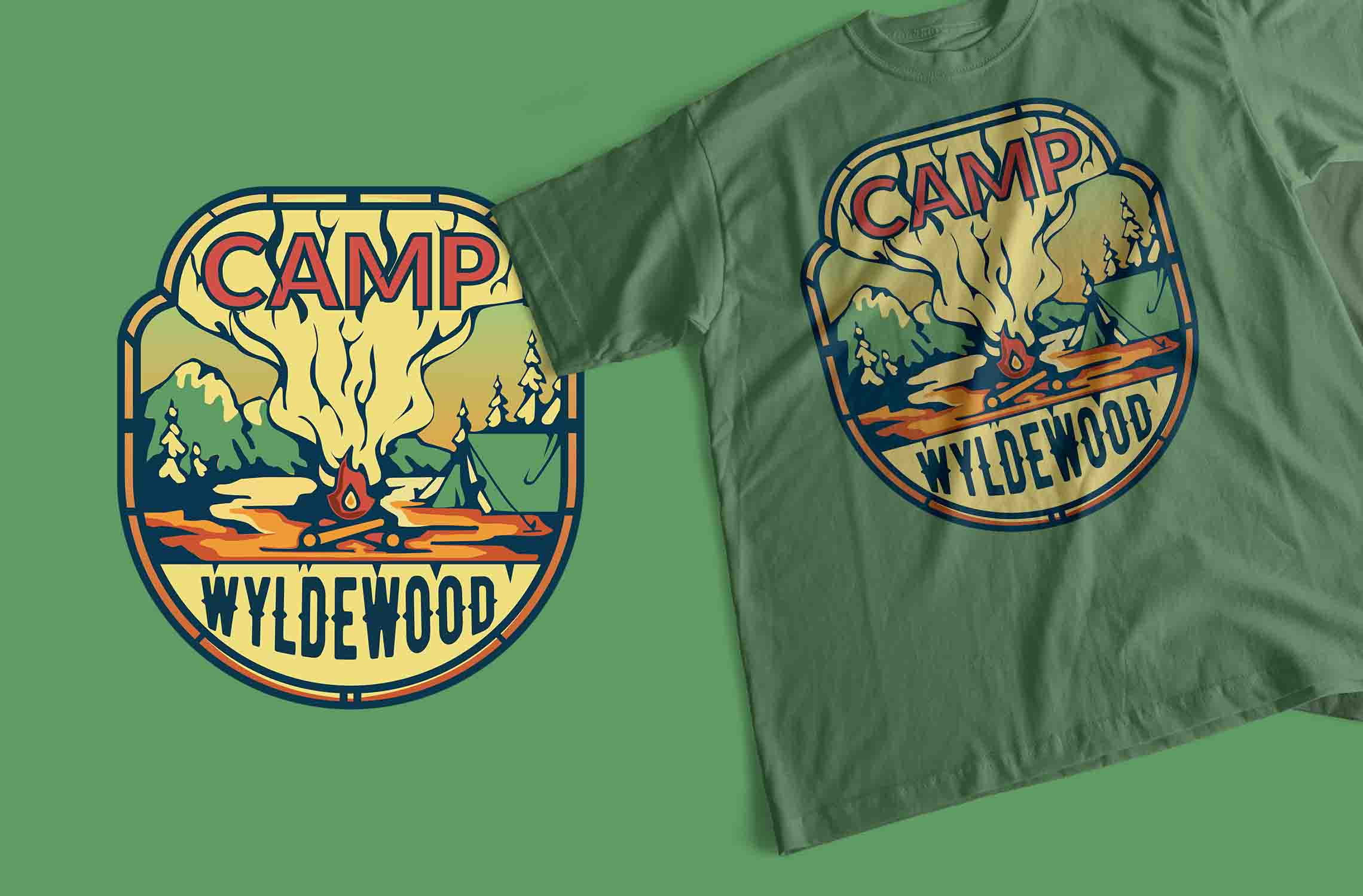 T-shirt Design by mekhfioui for Camp Wyldewood | Design #23559000