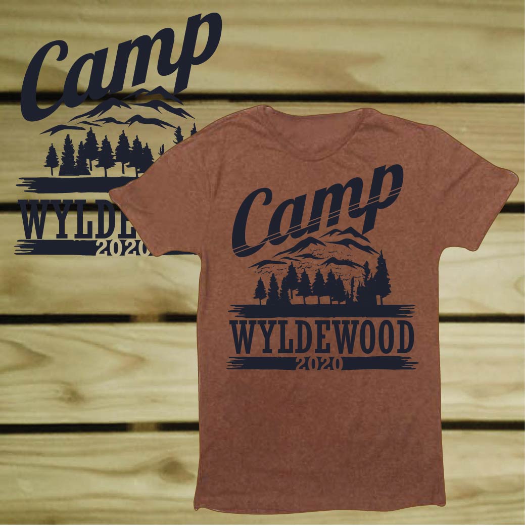 T-shirt Design by 75-R-P-Z for Camp Wyldewood | Design #23520809